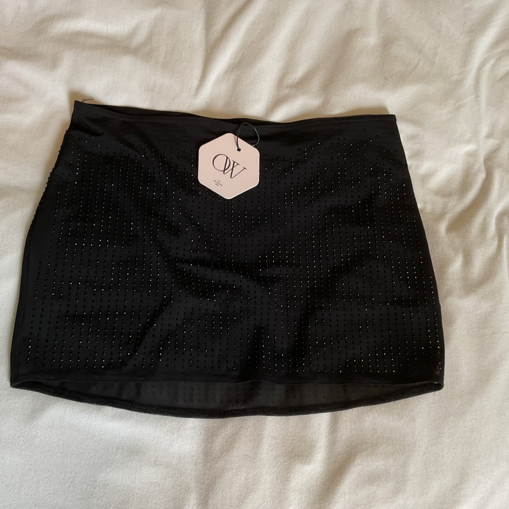 Mini sequin skirt